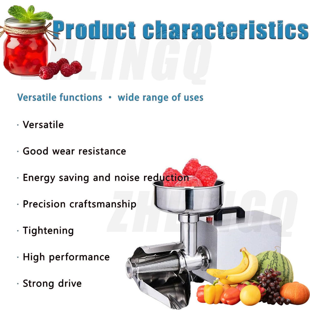 450W Stainless Steel Tomato Strainer Machine U684