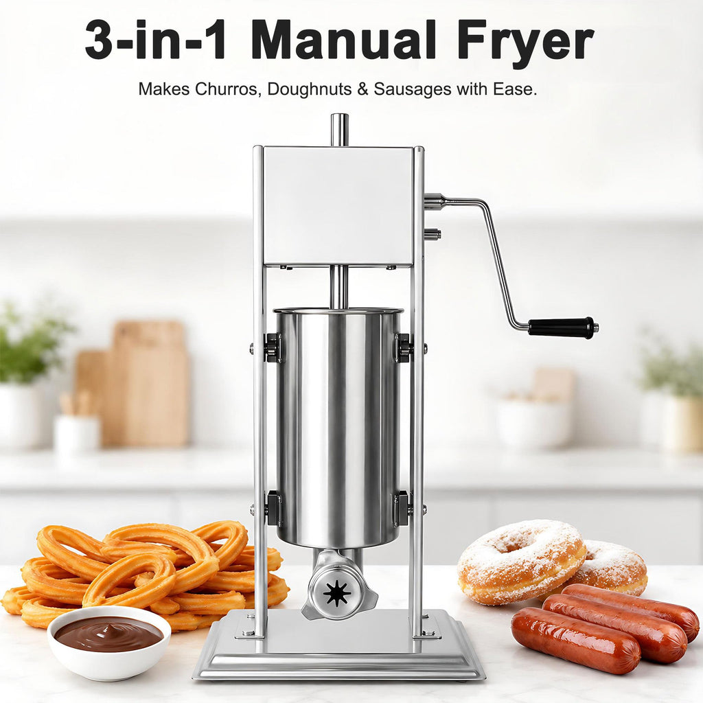 Stainless Steel Vertical Sausage Filler & Churro Press Q23380