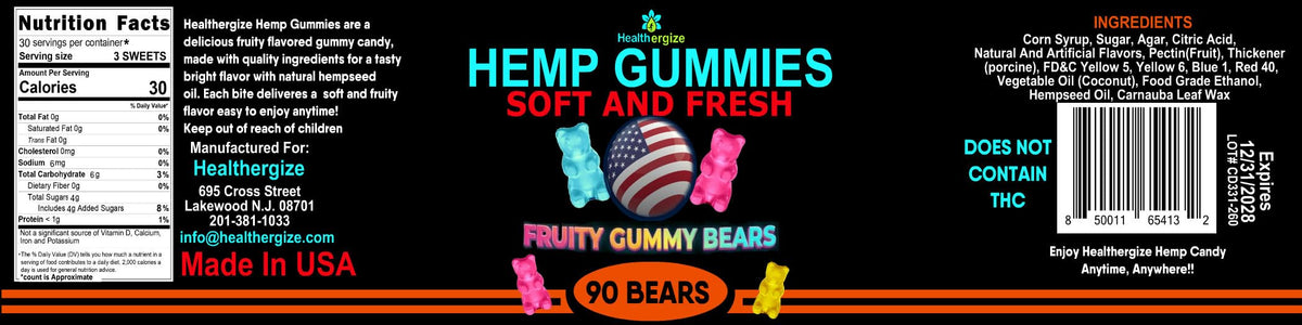 Hemp Gummies B4469