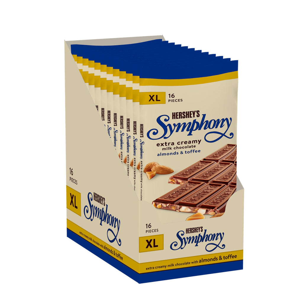 Chocolate Almond Toffee Candy Bars 4.25 oz 12 ct O992412