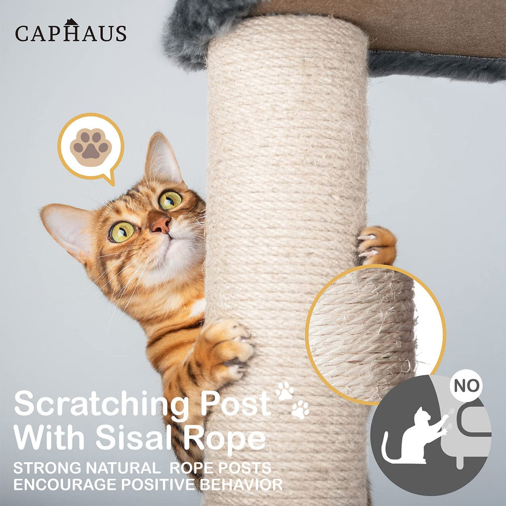70-Inch Multi-Level Cat Tree with Scratching Posts W178
