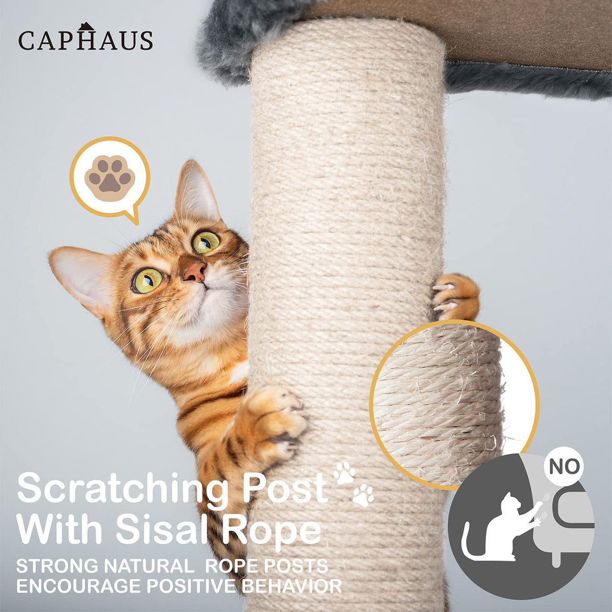 70-Inch Multi-Level Cat Tree with Scratching Posts W178