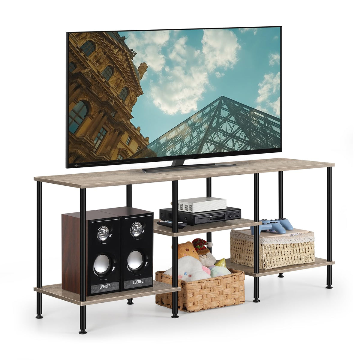 50 Inch Rustic Grey TV Stand C24287