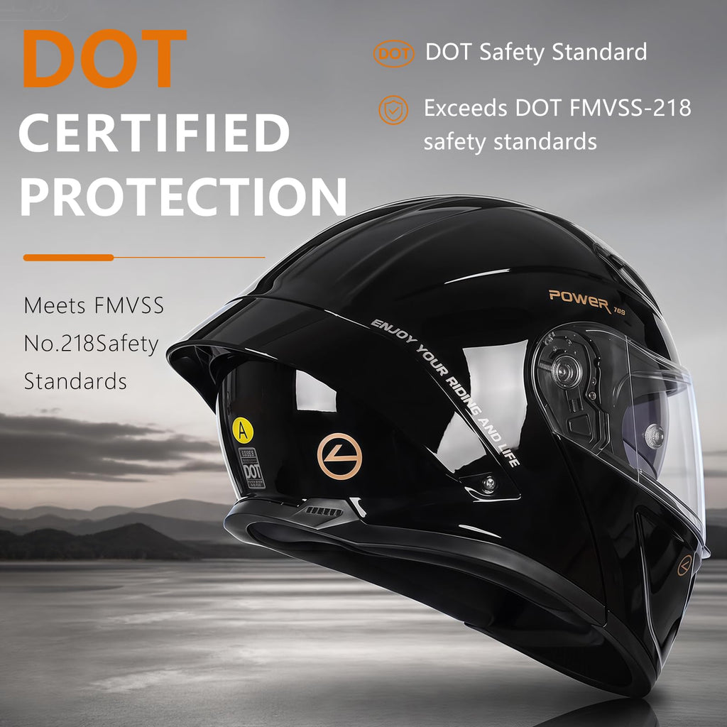 Motorcycle Helmet Bluetooth DOT Approved X38928