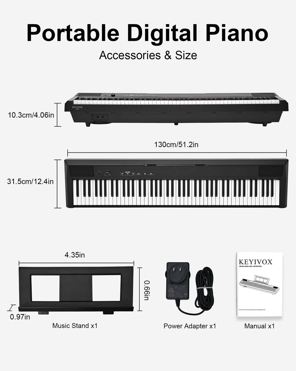 88 Key Weighted Digital Piano K948494