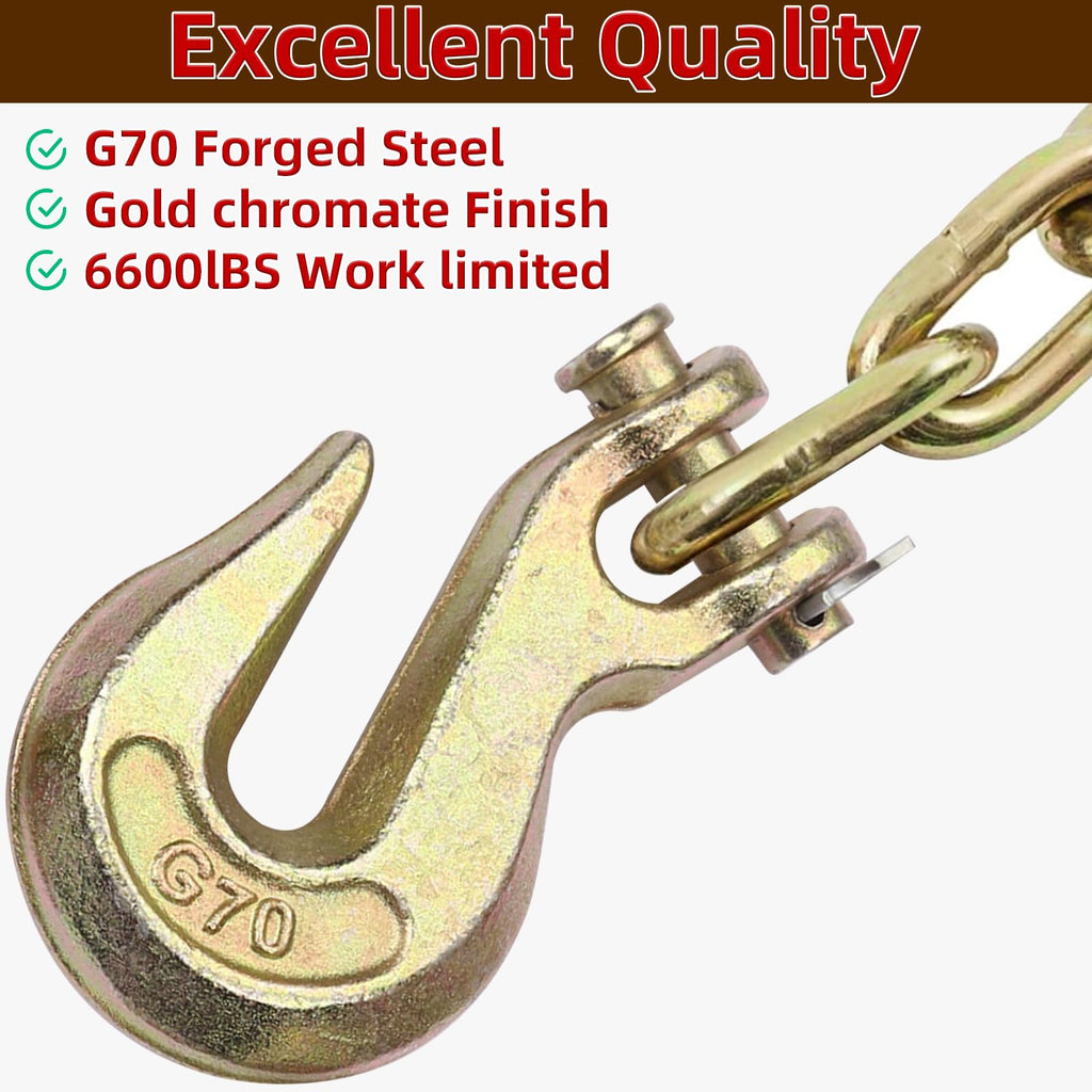 3/8 Inch G70 Clevis Grab Hooks J191462