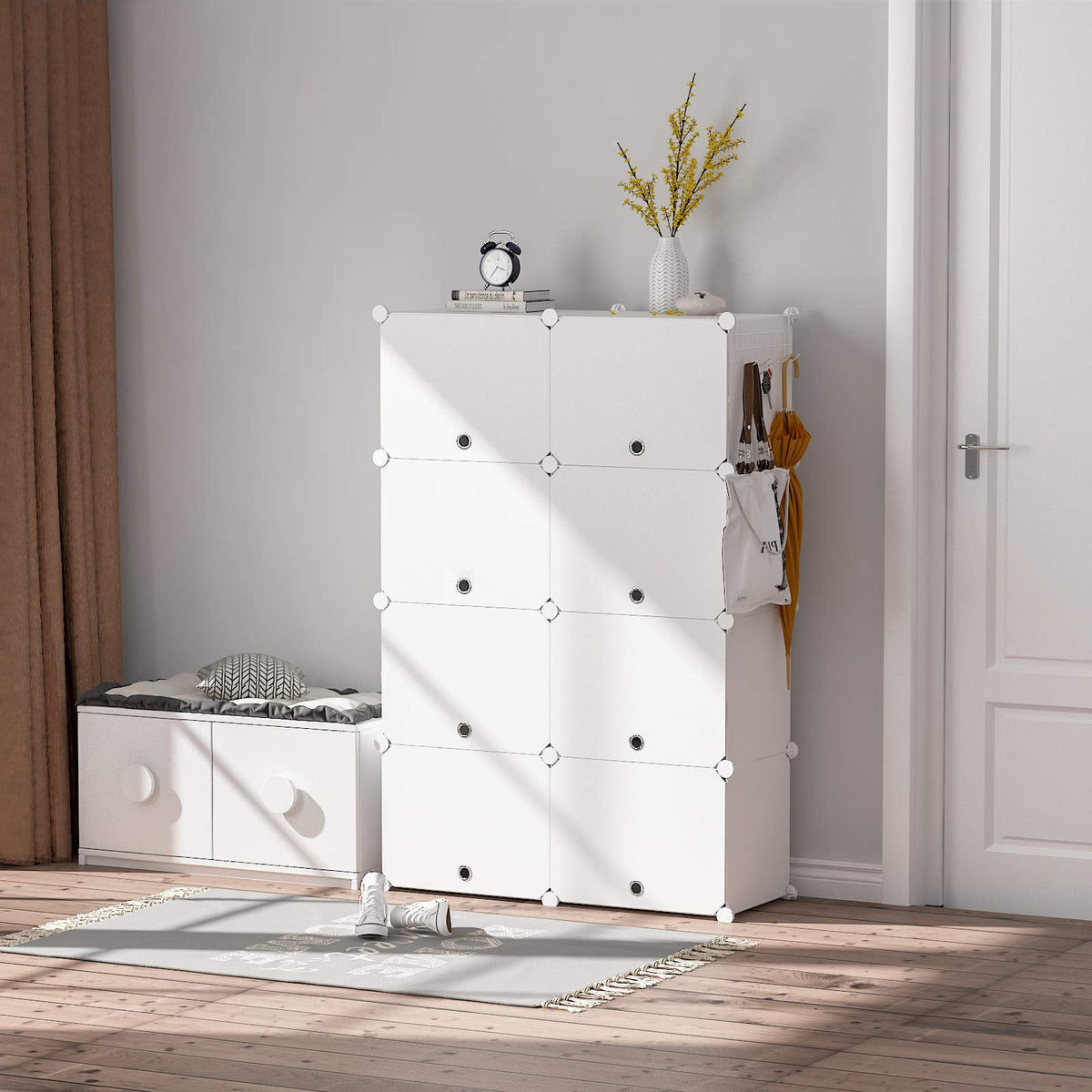 24 Pair Modular Shoe Rack Organizer H3689