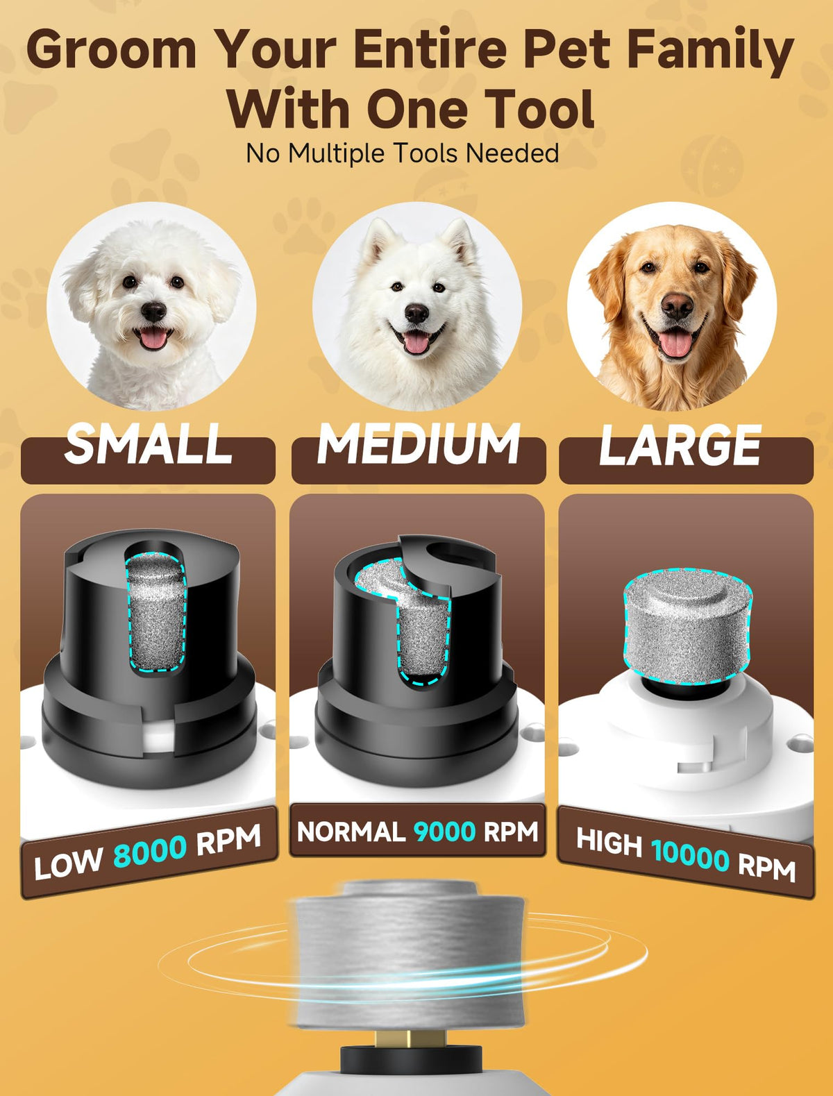 Dog Nail Grinder & Squeaky Duck Dog Toy U556074