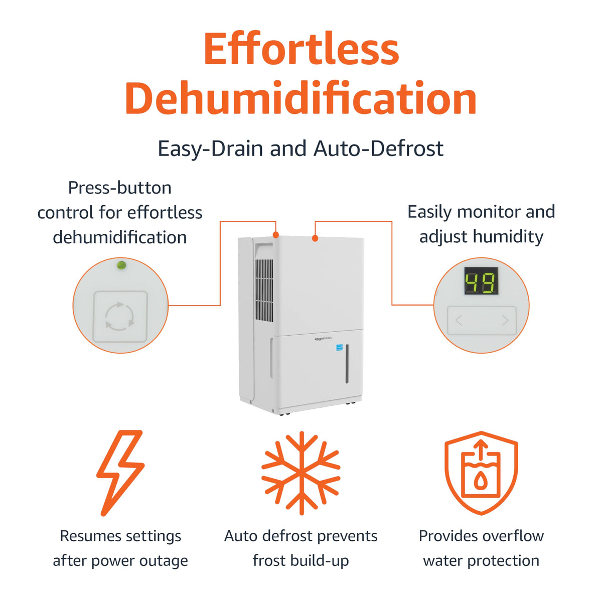 50-Pint Dehumidifier with Pump X581