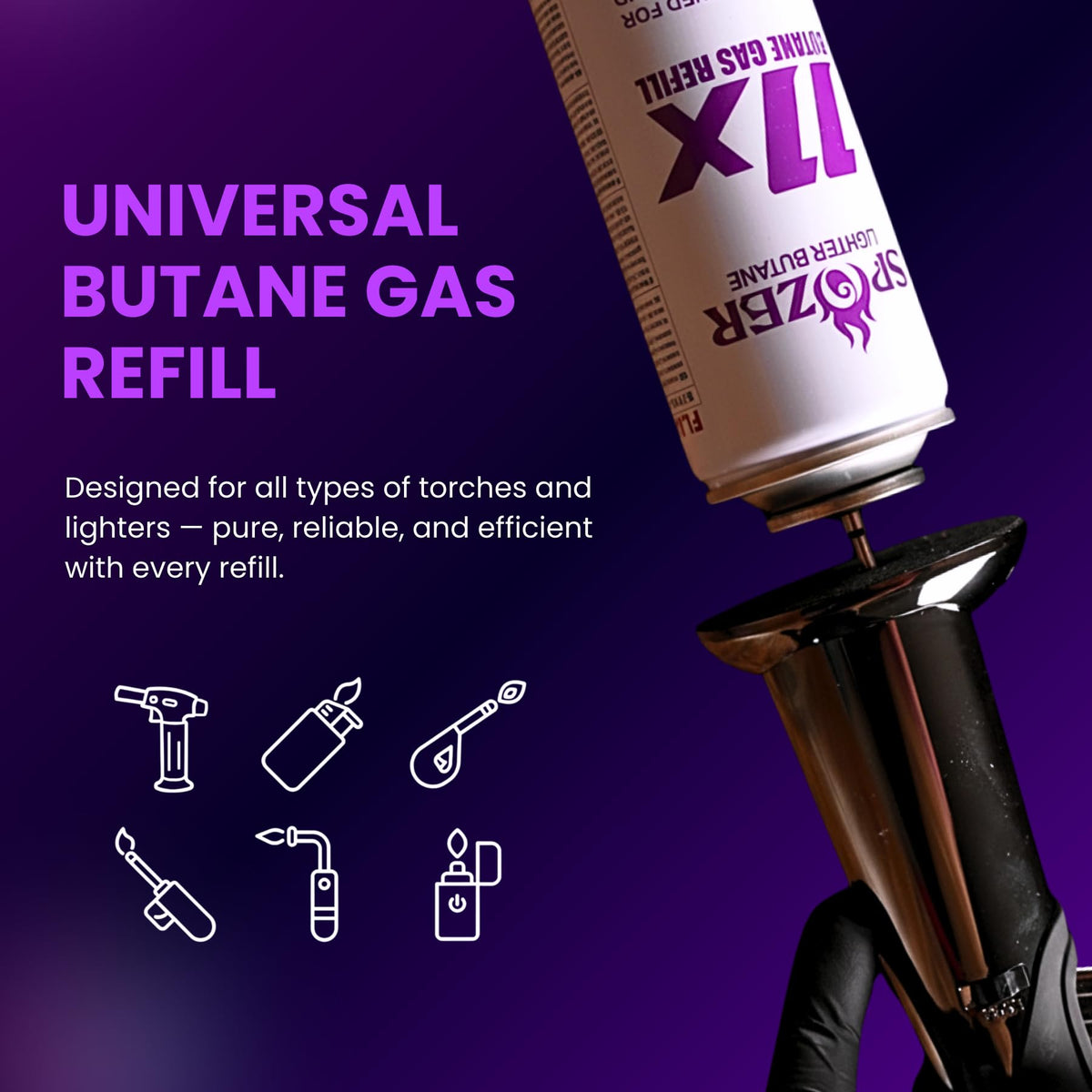 11X Butane Fuel Refill 300ml 12 Cans Z518119