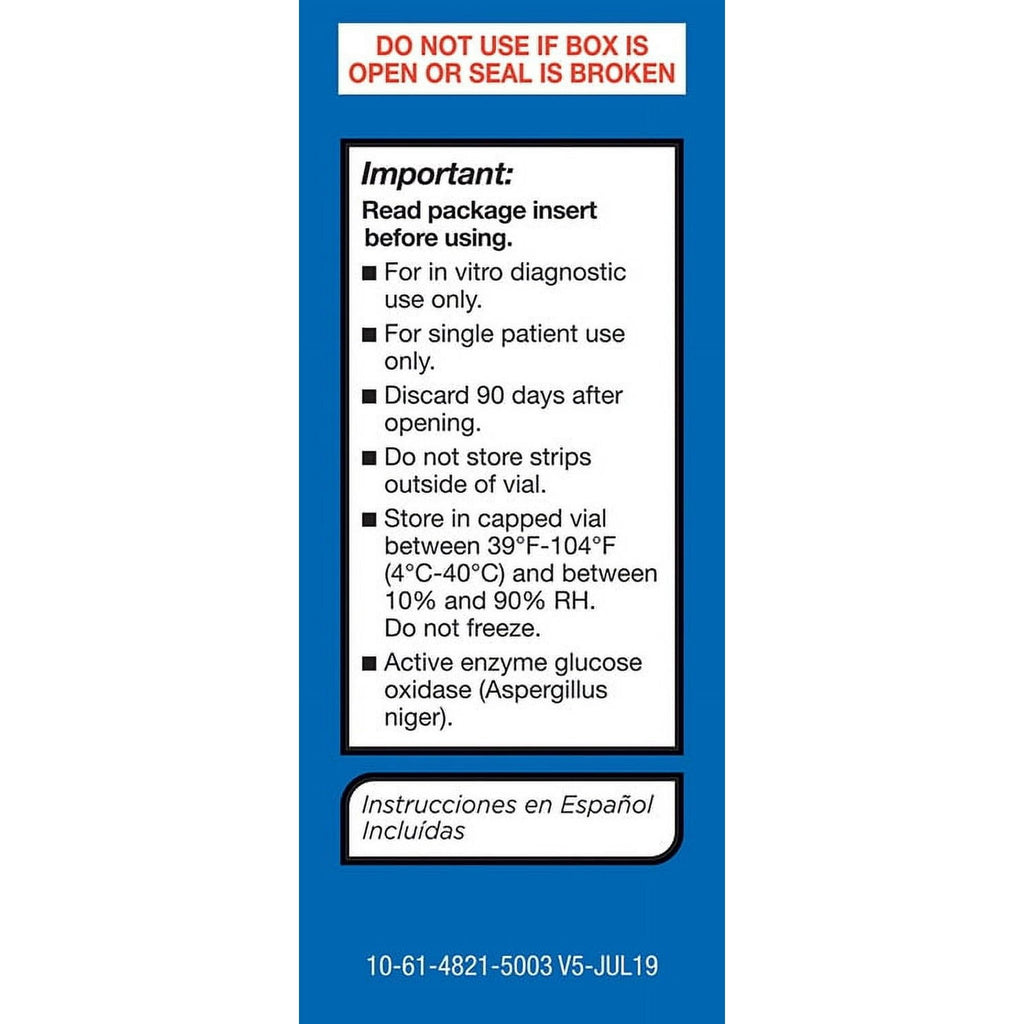 Blood Sugar Test Strips 50ct M284740