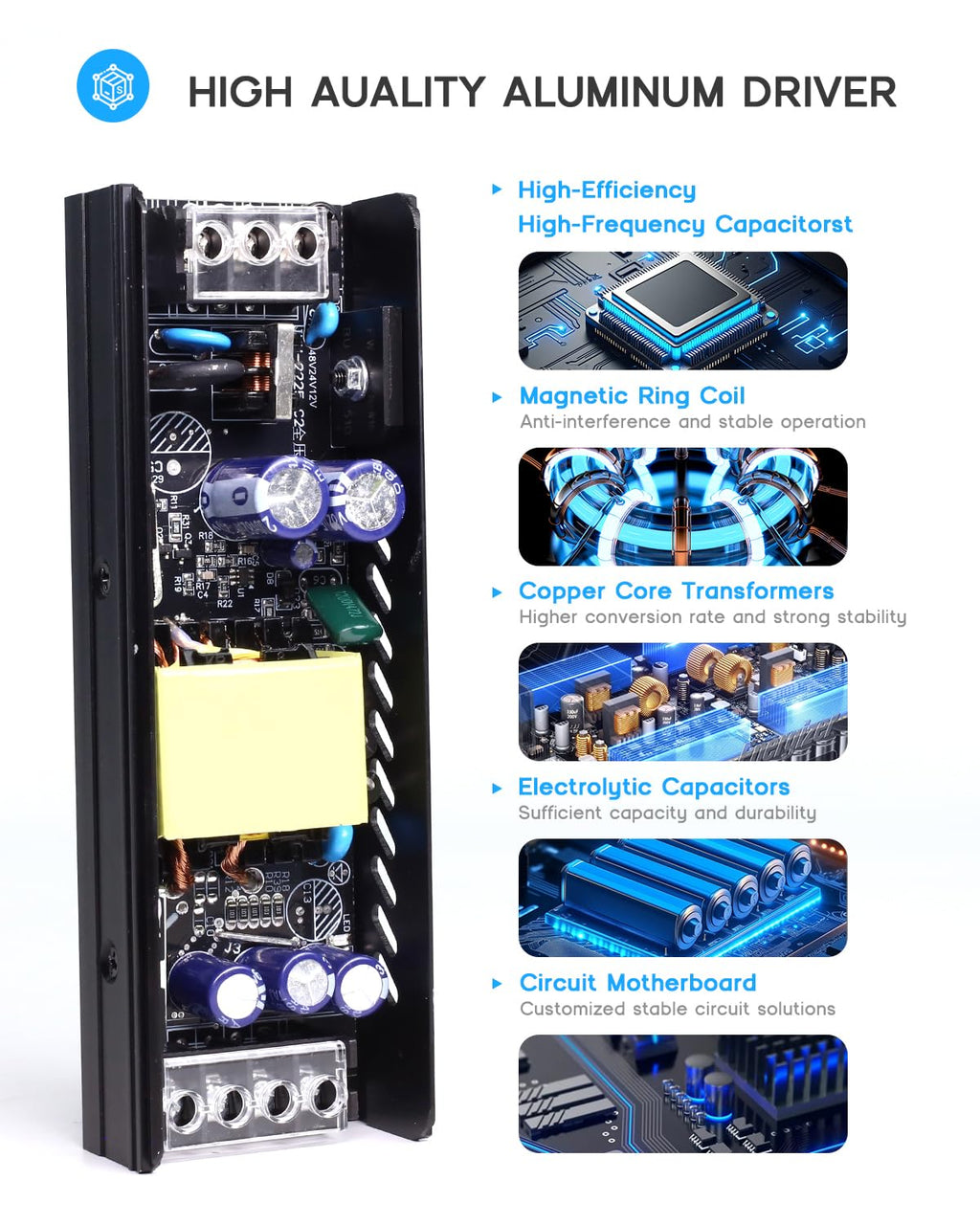 24V 200W Power Supply AC to DC Converter Q817510