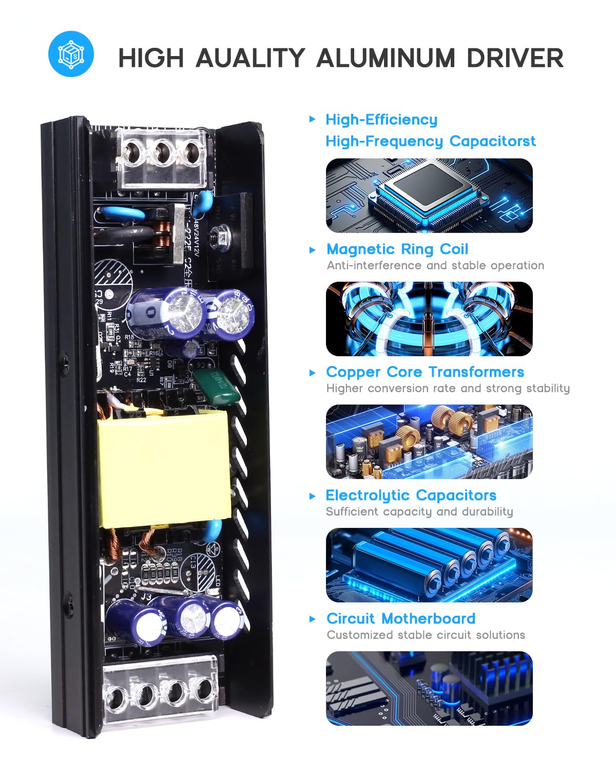 24V 200W Power Supply AC to DC Converter Q817510