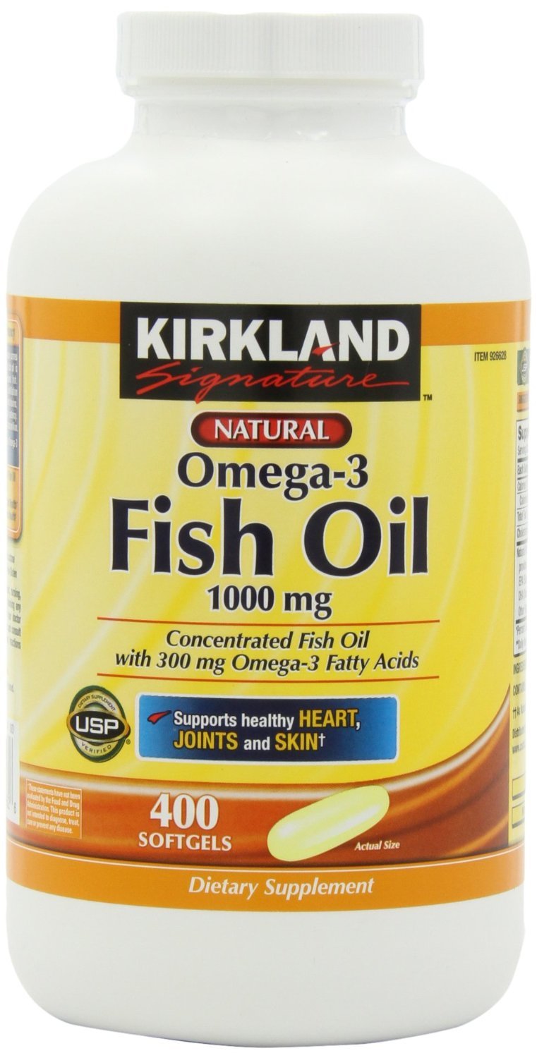 Fish Oil 1000 mg 400 Softgels 3 Pack P393