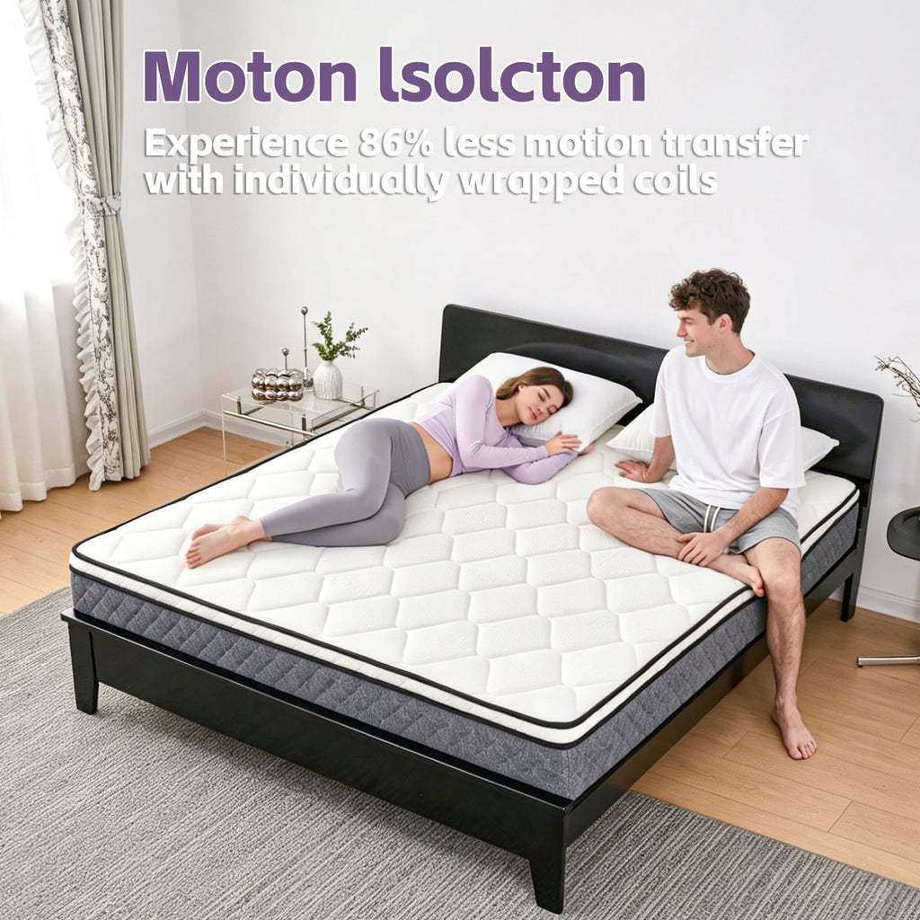 Full Size 12 inch Cooling Hybrid Mattress J573361