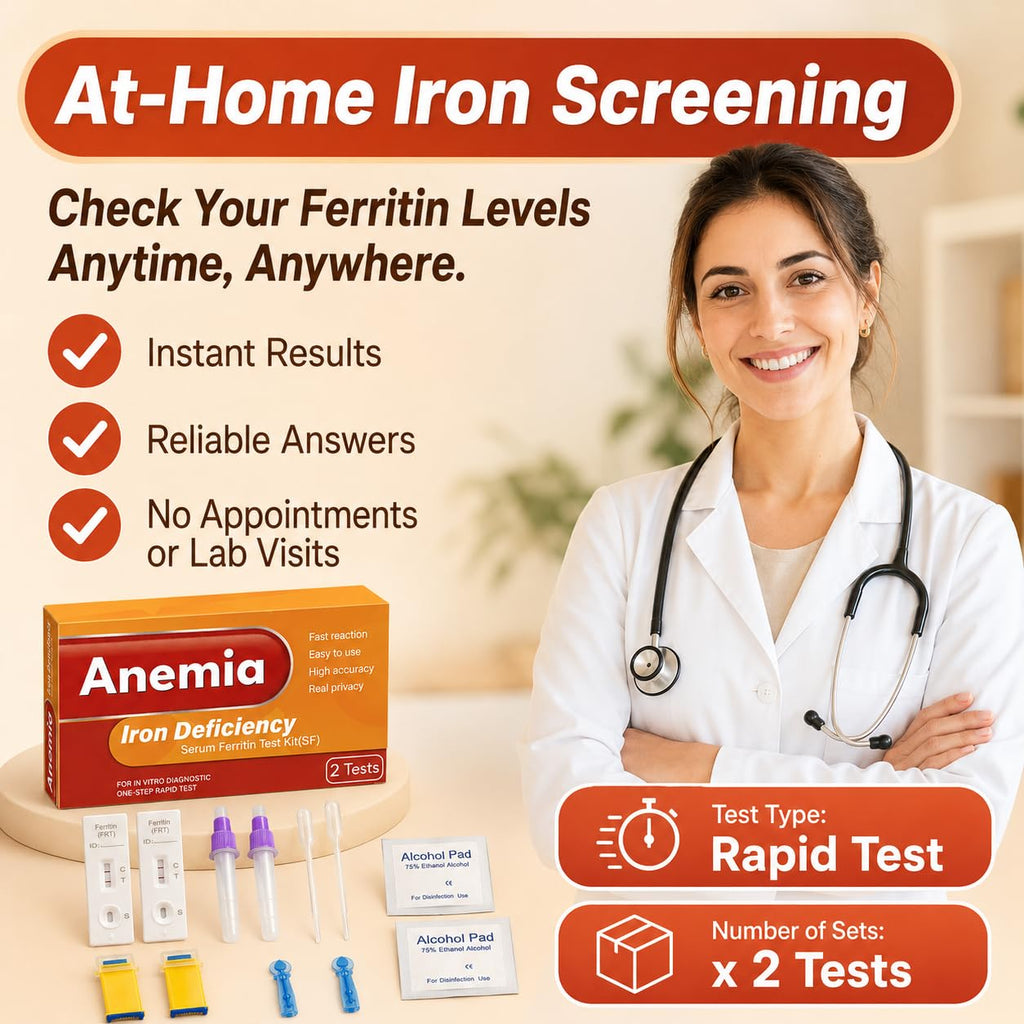 Iron Deficiency at Home Test Kit 2 Pack E89640