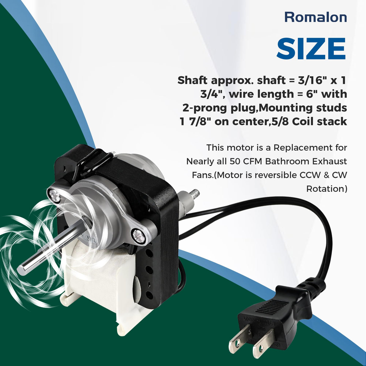 Bathroom Fan Motor Replacement Kit W61237