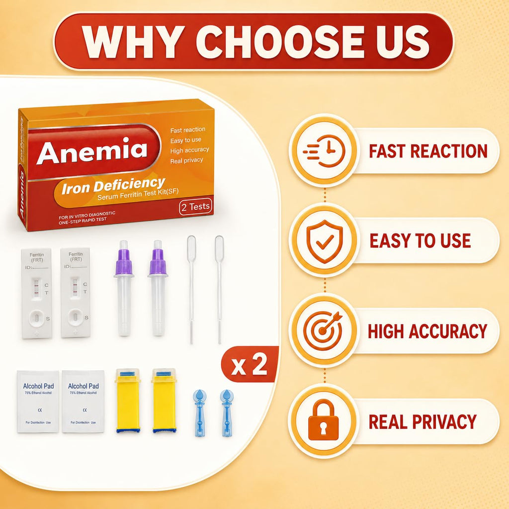 Iron Deficiency at Home Test Kit 2 Pack E89640