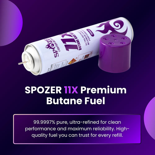 11X Butane Fuel Refill 300ml 12 Cans Z518119