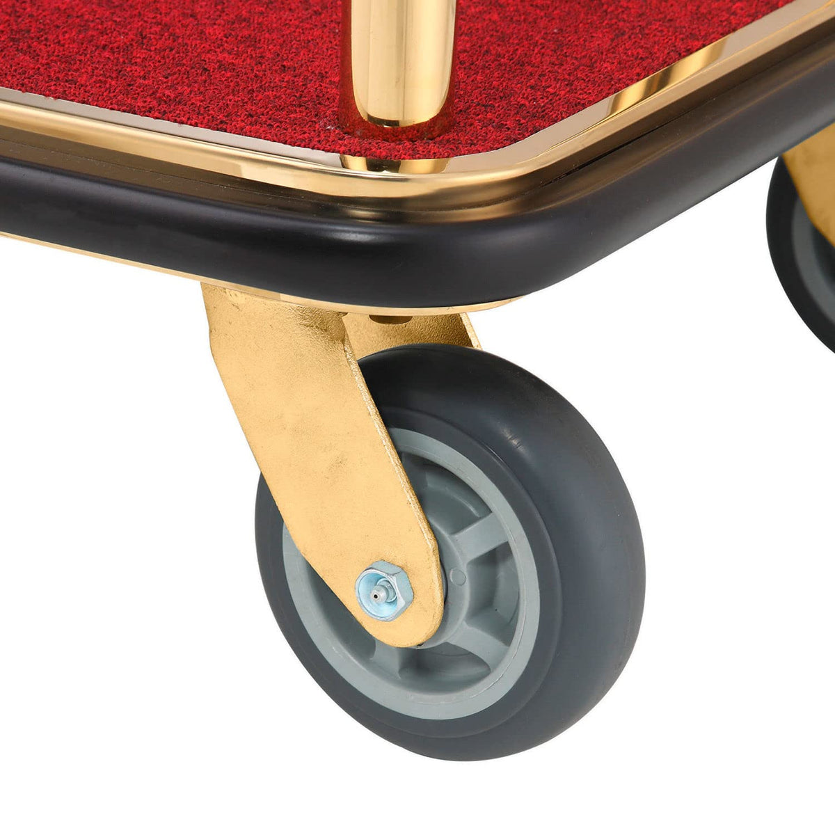 Gold Stainless Steel Bellman Cart J4906