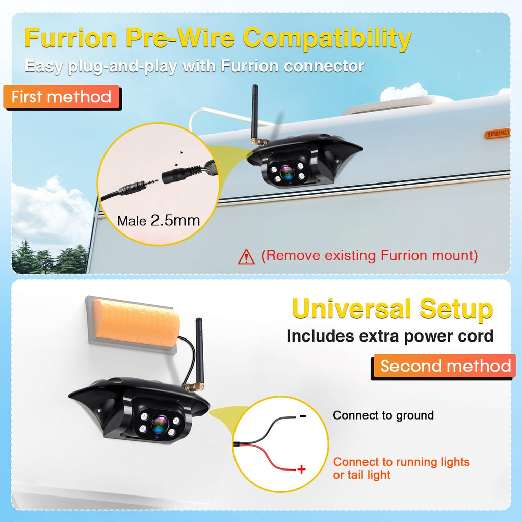 1080P Wireless RV Backup Camera R60143