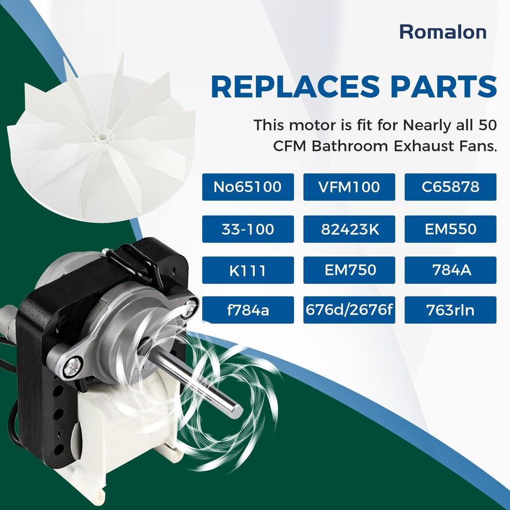 Bathroom Fan Motor Replacement Kit W61237
