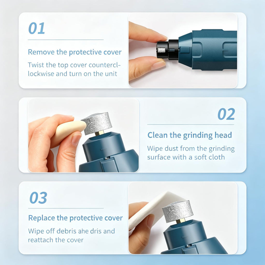 Dog Nail Grinder with 3 Ports, 2 Speeds G8068