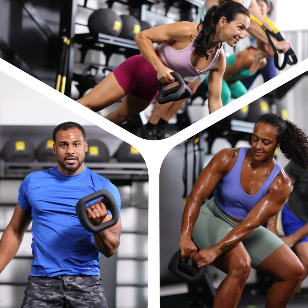 3-in-1 Kettlebell, Dumbbell and Push Up Bar Workout Equipment W160