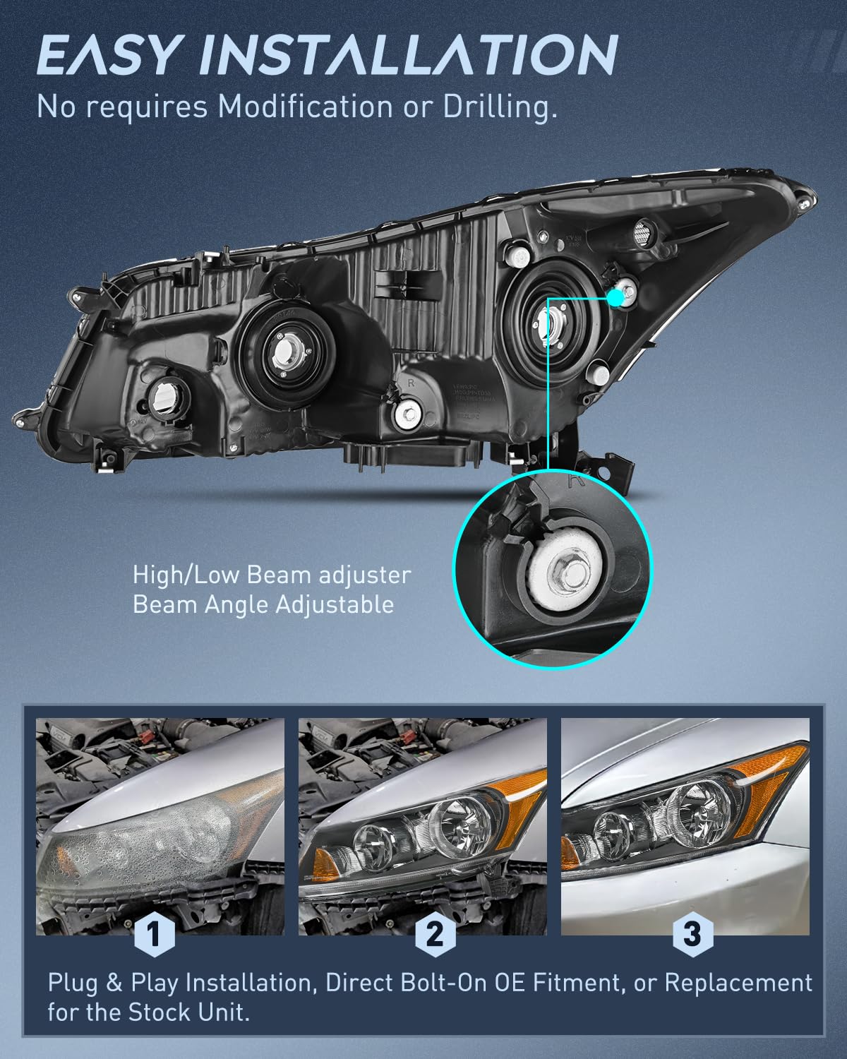 Headlights Assembly H655