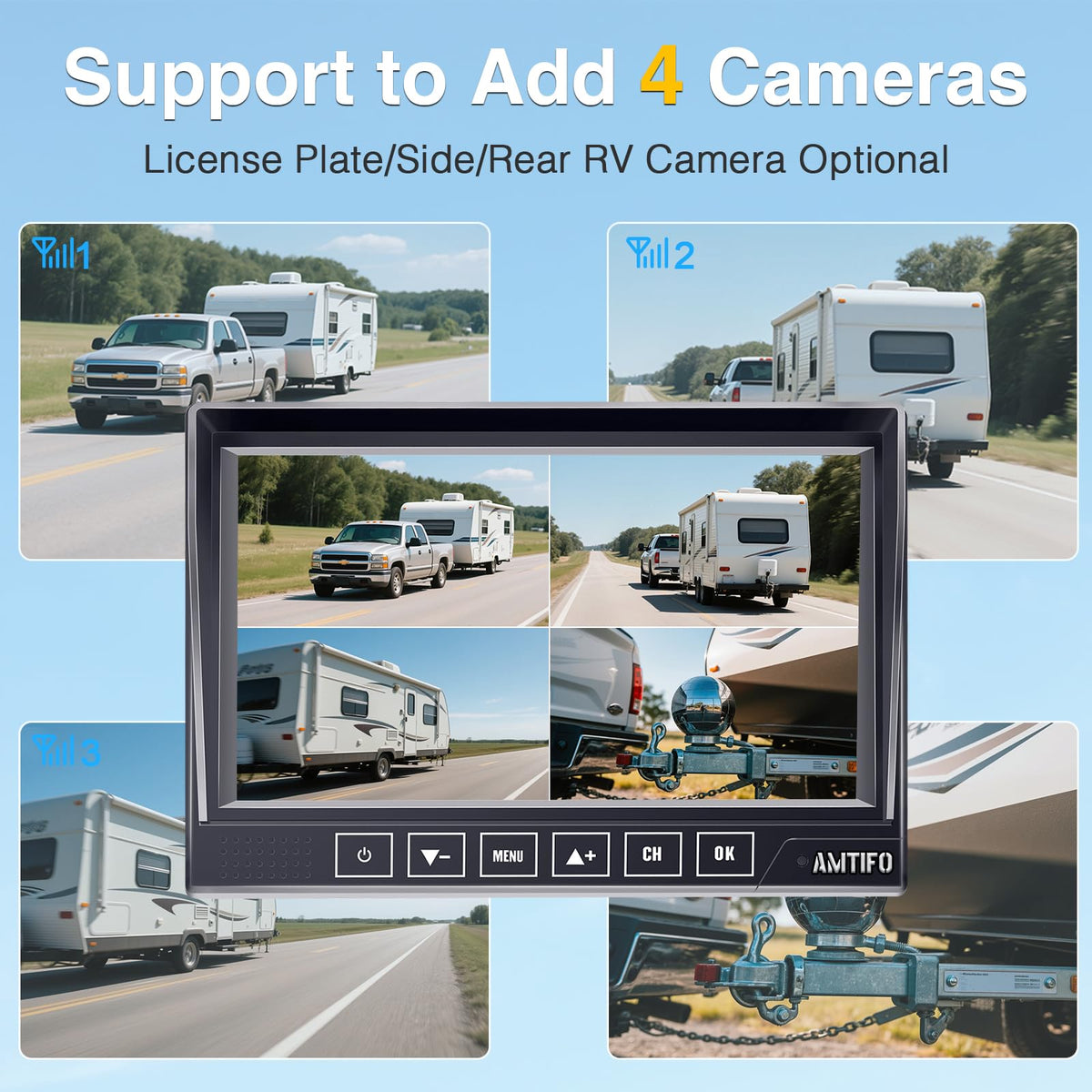 1080P Wireless RV Backup Camera R60143
