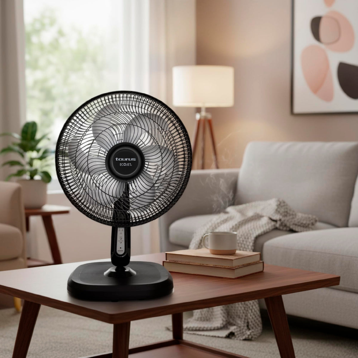 16" Oscillating Pedestal Fan with Remote T6838