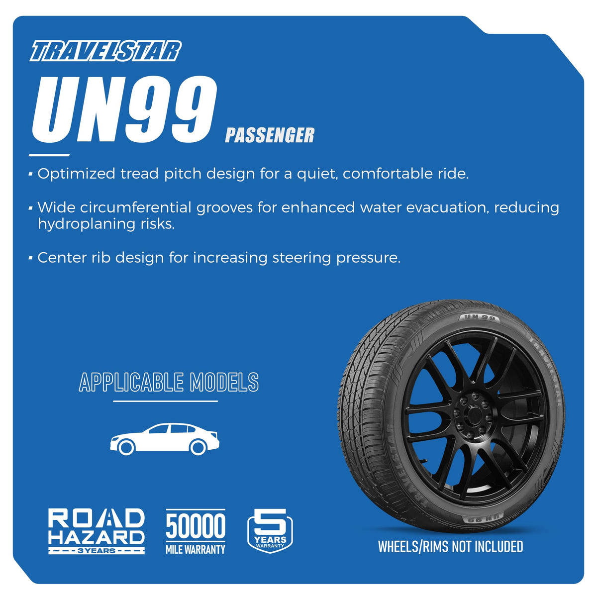 Set of 2 All Season Passenger Car Tire R786
