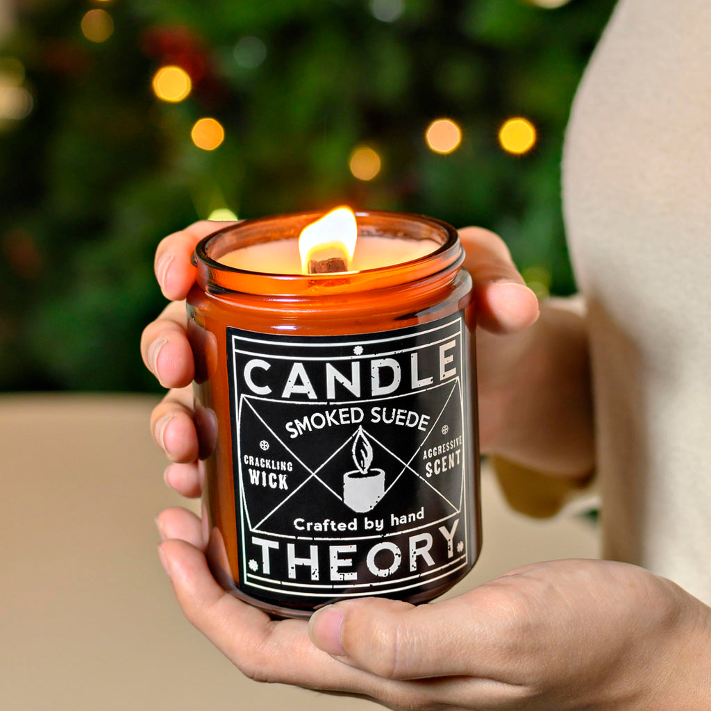 Scented Candle Gift Set with Wood Wicks, 3 4oz Candles G354