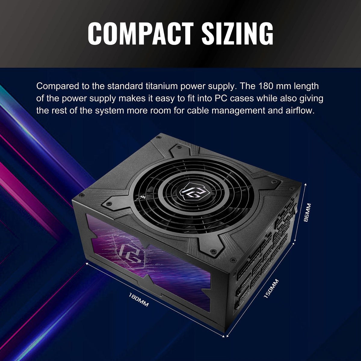 1600W Fully Modular ATX 3.1 Power Supply V584439