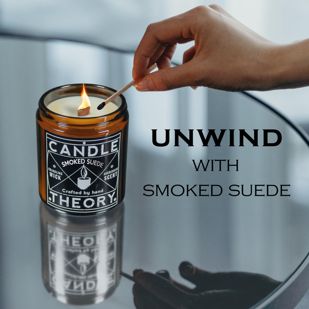 Scented Candle Gift Set with Wood Wicks, 3 4oz Candles G354