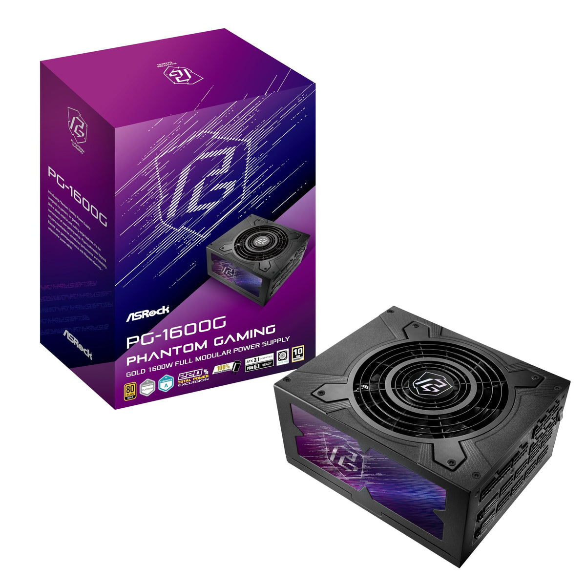 1600W Fully Modular ATX 3.1 Power Supply V584439