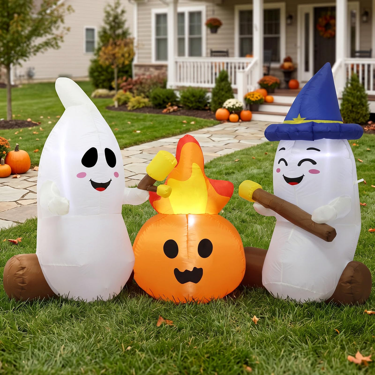 Halloween Inflatables Ghosts Outdoor Yard Decorations Q3292