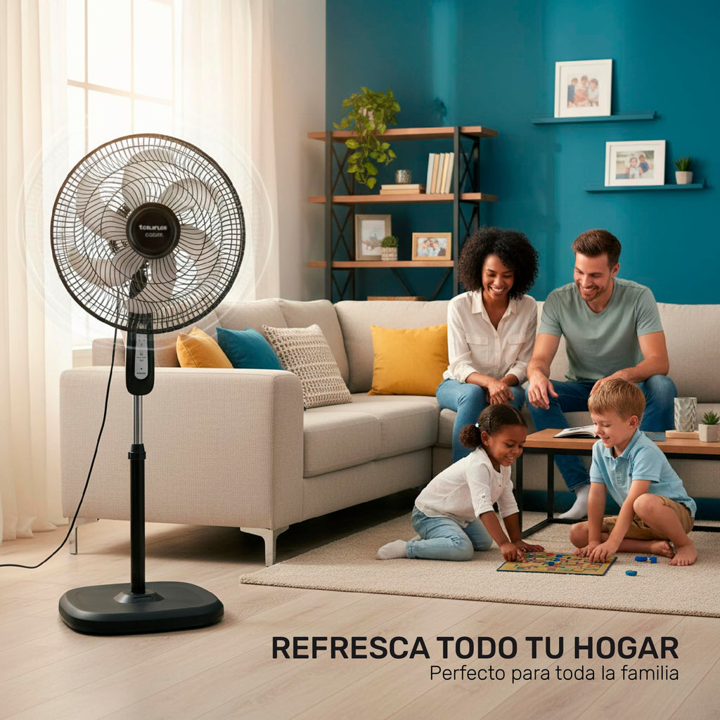 16" Oscillating Pedestal Fan with Remote T6838