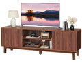 54 Inch Fluted TV Stand with Storage T644709