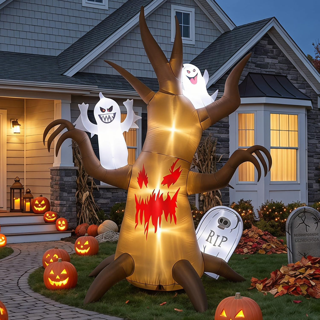 8FT Halloween Inflatable Tree Yard Decor D987