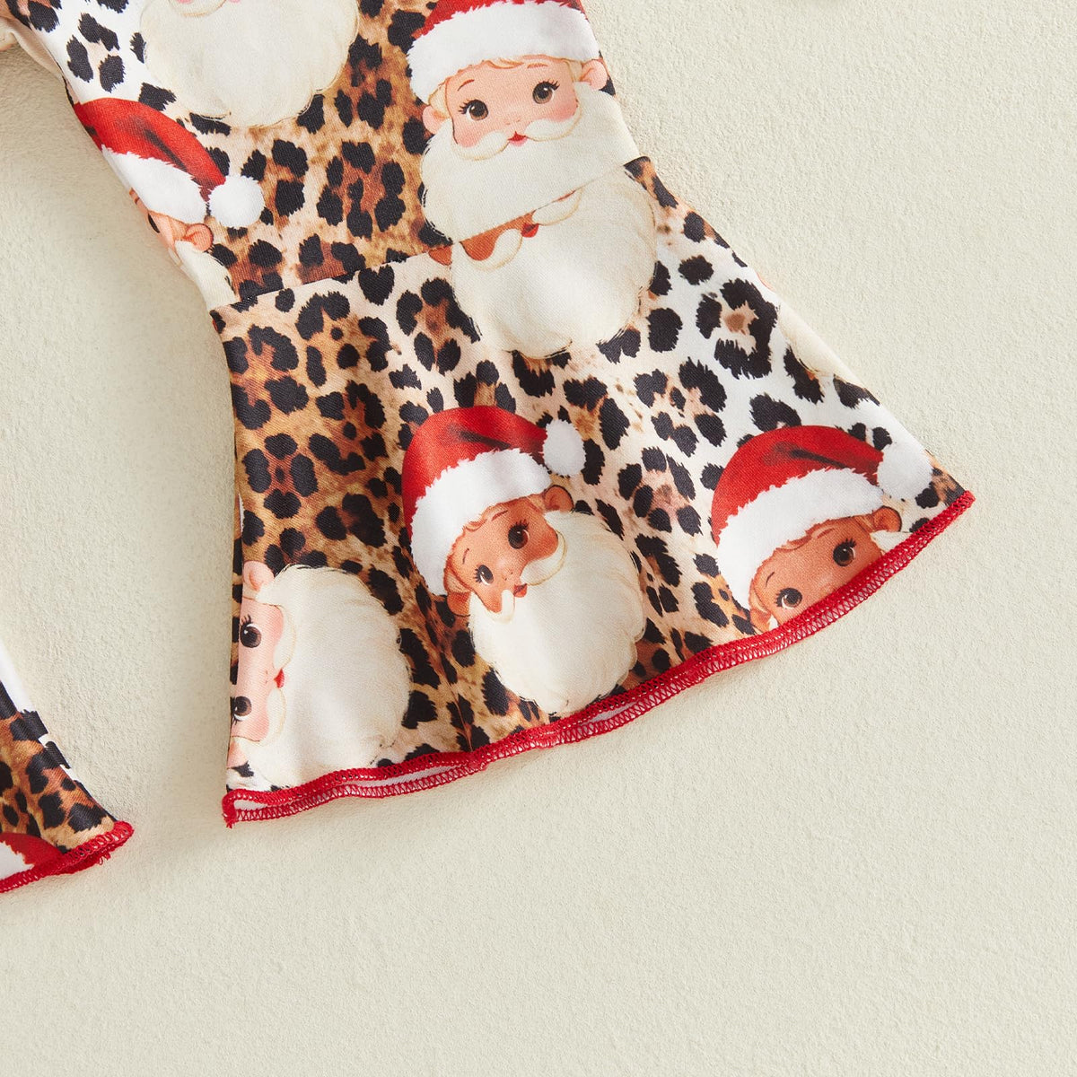 Christmas Baby Girl Outfit Romper Flared Pants Headband P63503