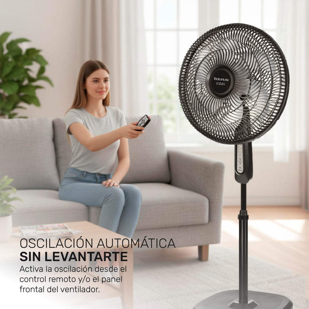 16" Oscillating Pedestal Fan with Remote T6838