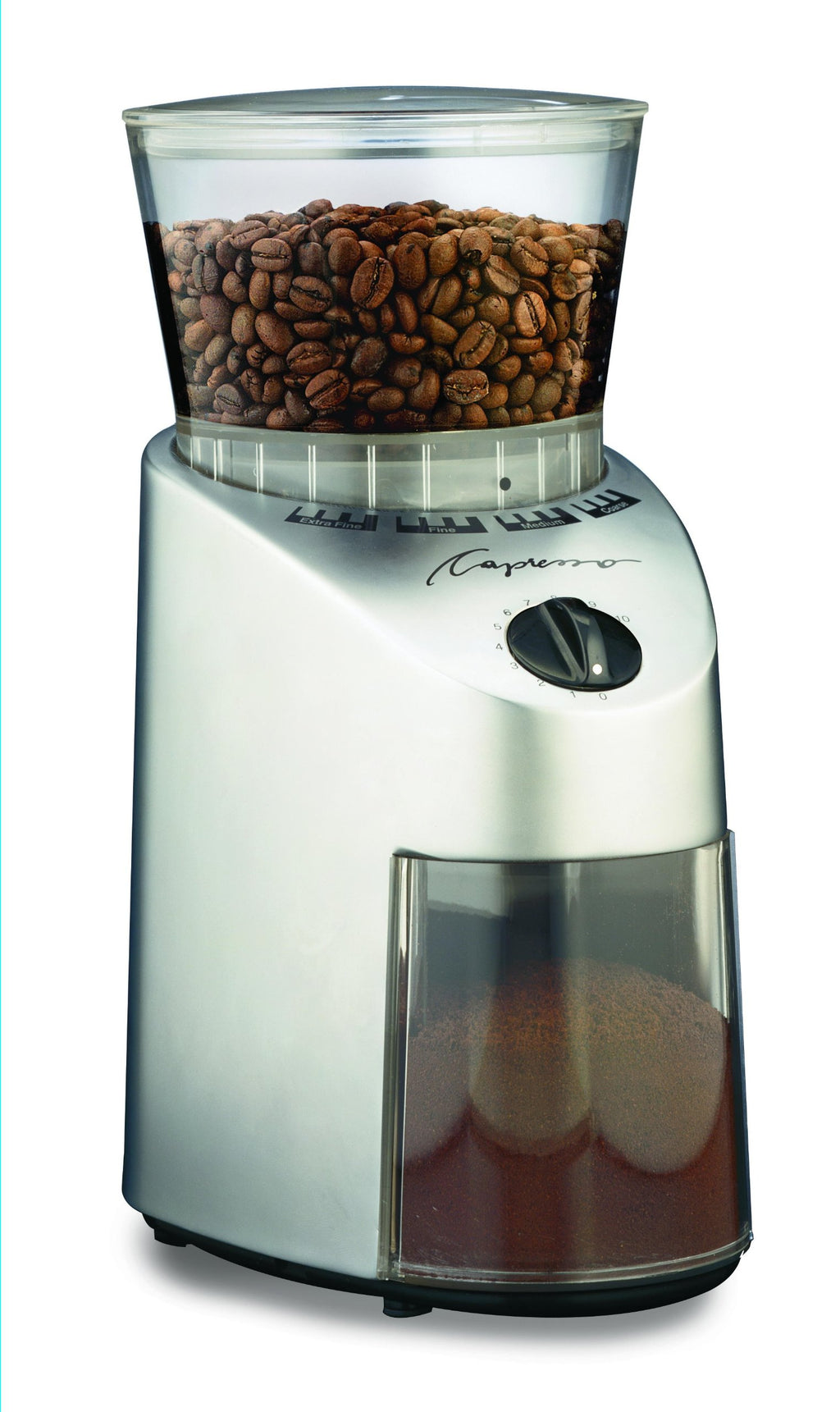 Conical Burr Grinder, Brushed Silver A58683