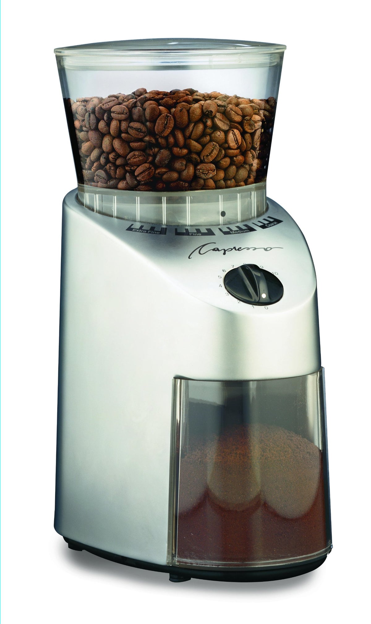 Conical Burr Grinder, Brushed Silver A58683