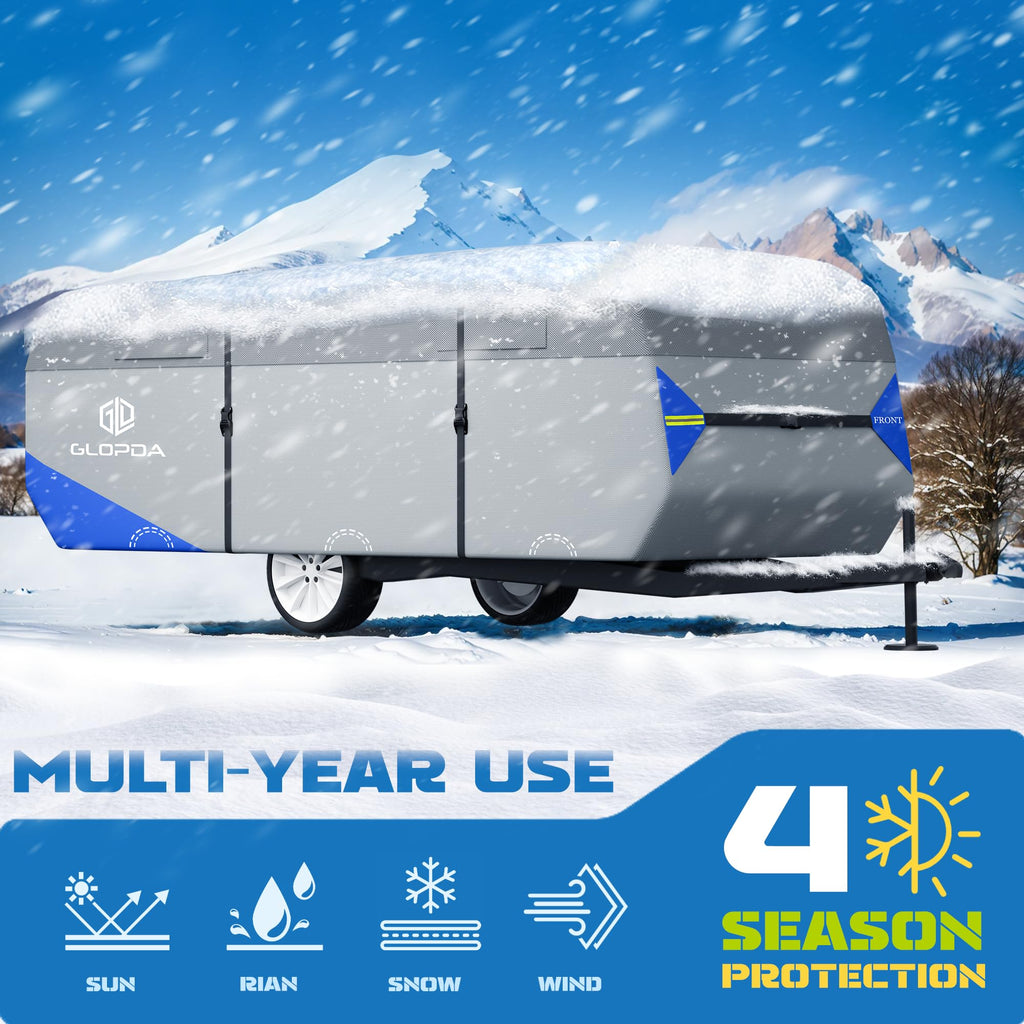 14' - 16' Waterproof Anti-Tear Pop Up Camper Cover V410575