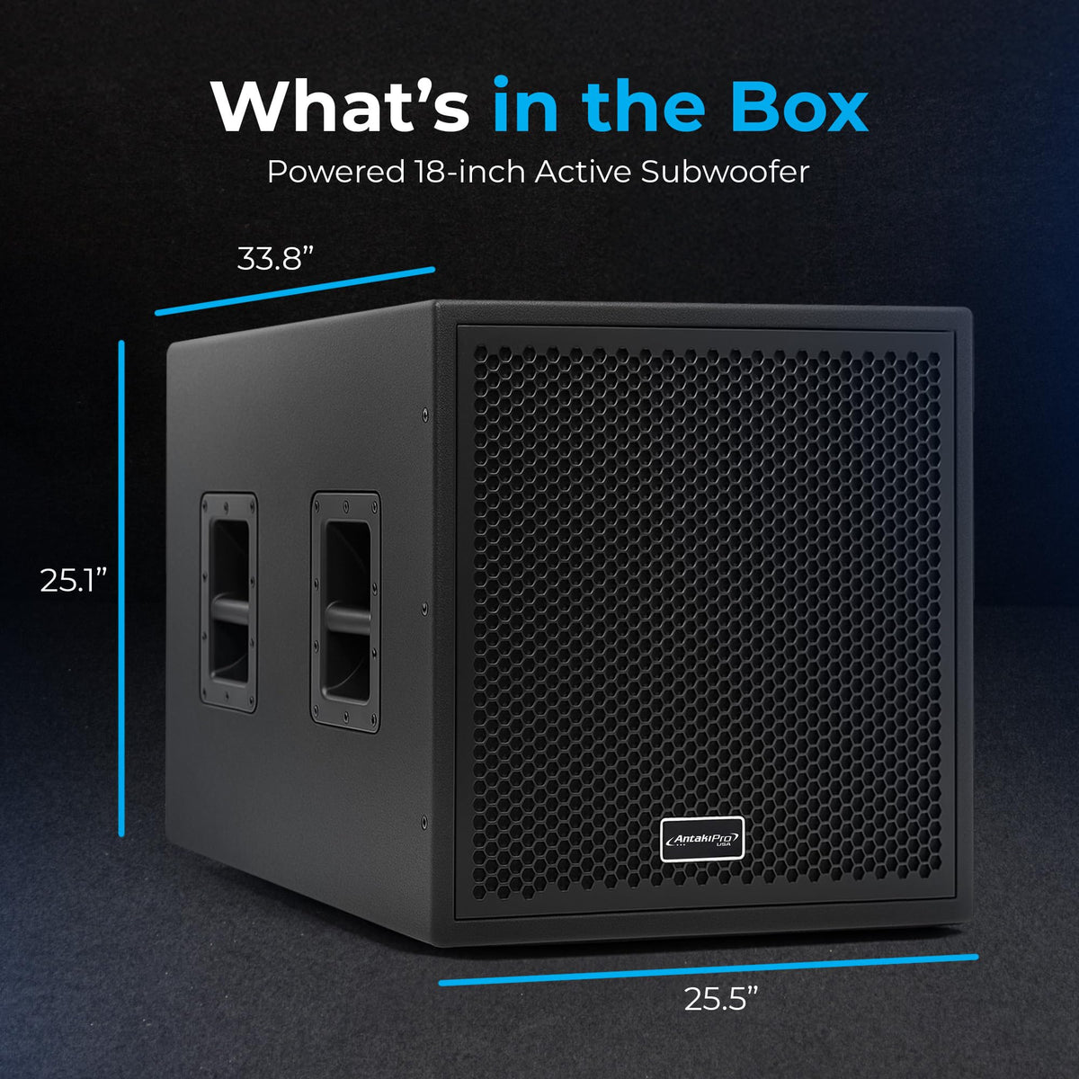 18-Inch Powered Active Subwoofer 2000W Q78882