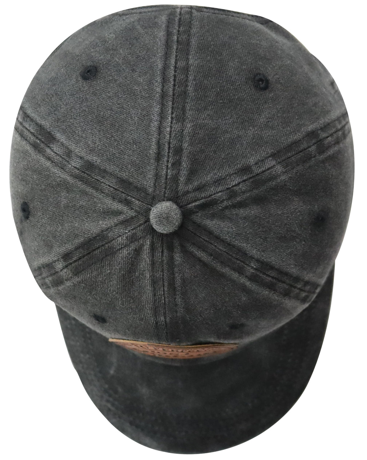 Vintage Adjustable Leather Patch Baseball Cap B71482