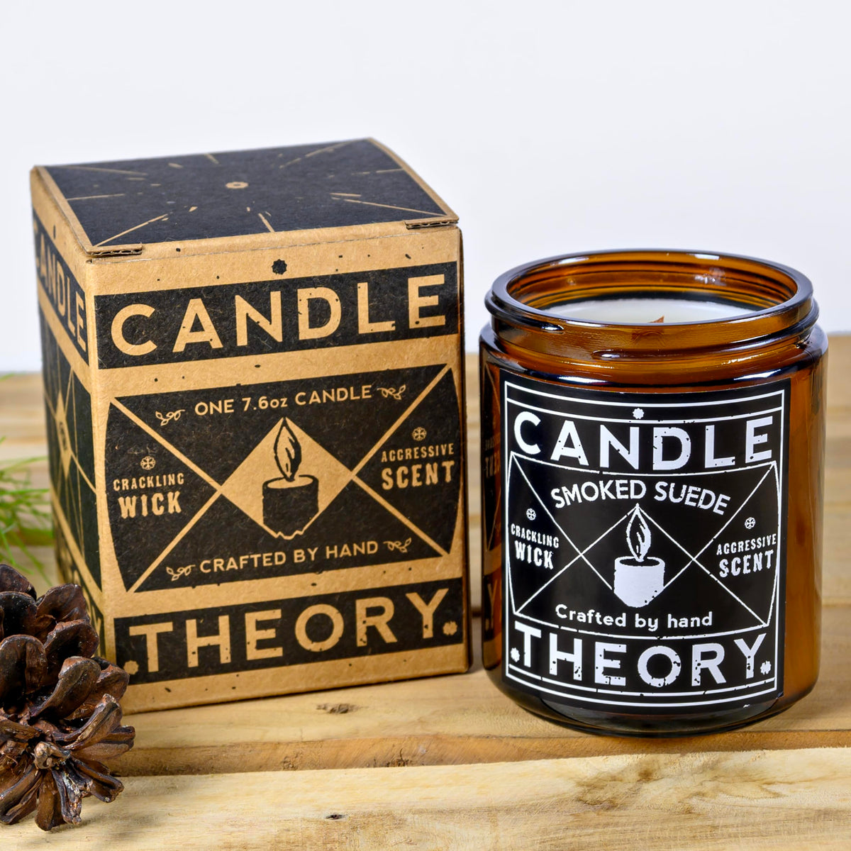 Scented Candle Gift Set with Wood Wicks, 3 4oz Candles G354