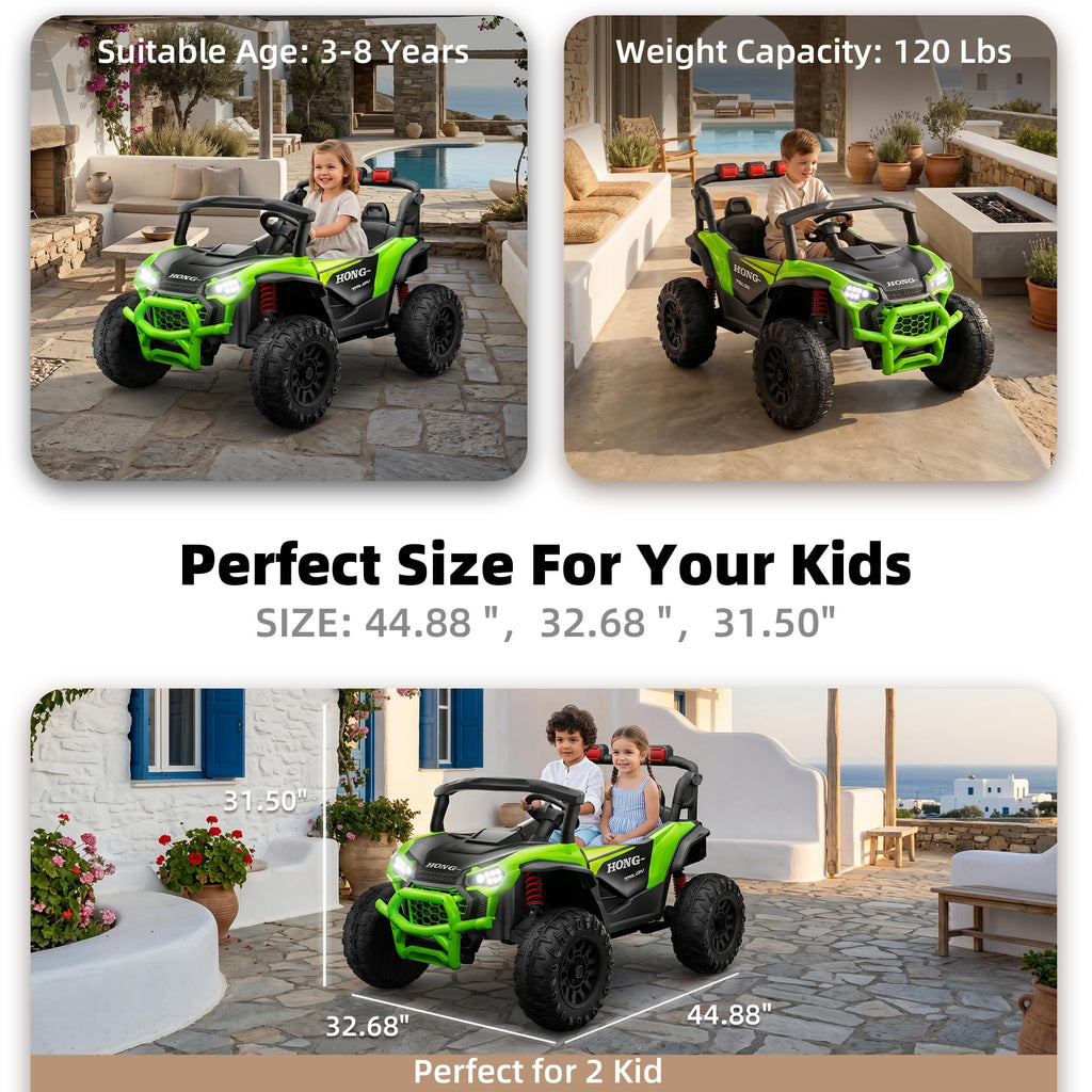 24V Two-Seater Kids UTV Off-Road Electric Car H580509