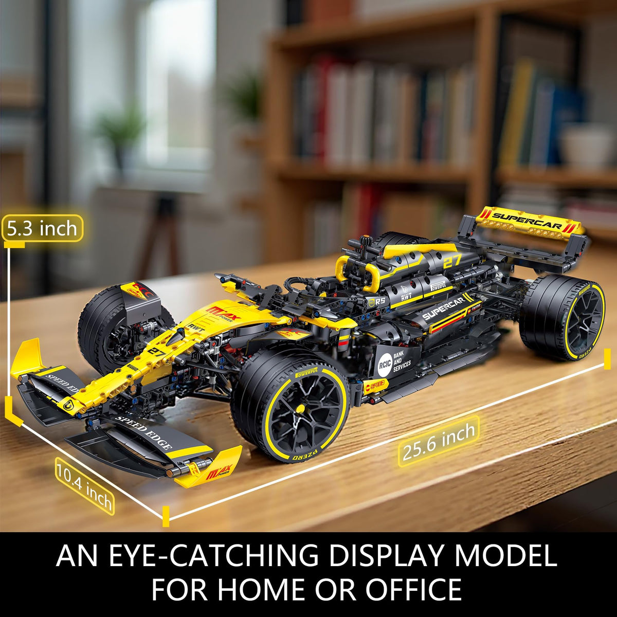 1:8 Scale 1650+ PCS Racing Car Building Kit D29804